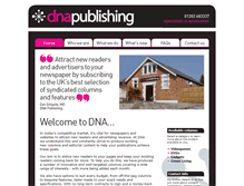 Tablet Screenshot of dnapublishing.co.uk